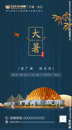 创意大暑海报设计 融合商业与视觉艺术的宁波广告发布指南